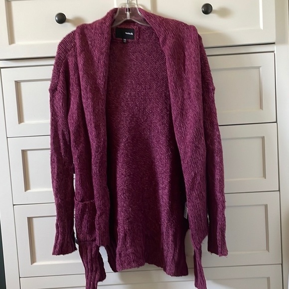 Hurley Women’s Berry Oversized Knit Sweater Cardigan w/ Pockets - Size XS/S - Picture 1 of 6